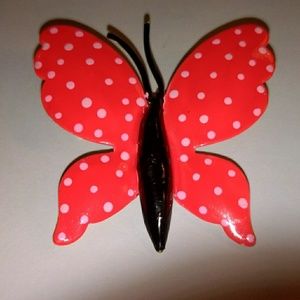 SOLD Metal enameled butterfly by Originals